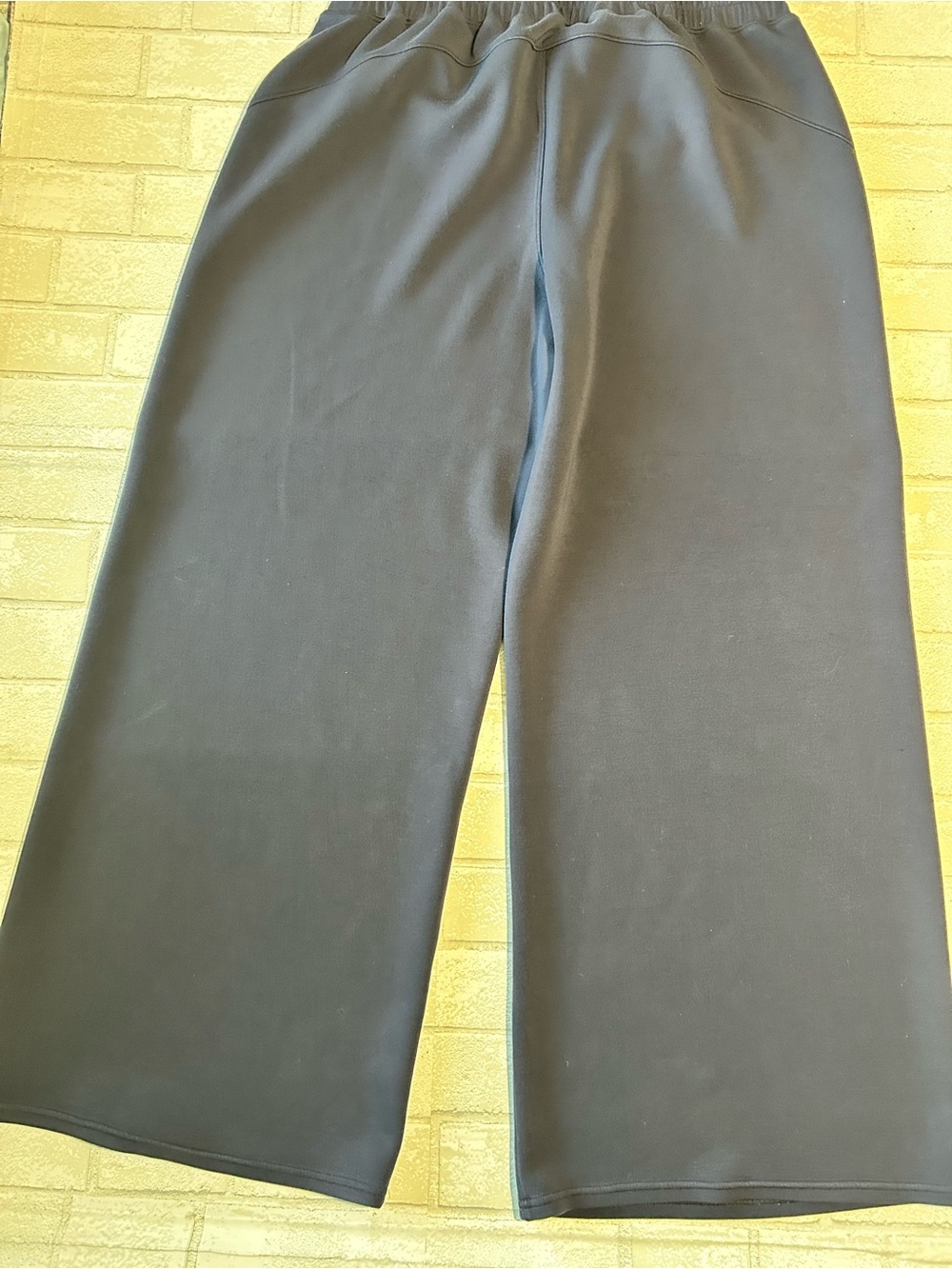 Spanx Air Essential Wide-Leg Lounge Pants - Navy Blue - Picture 9 of 9